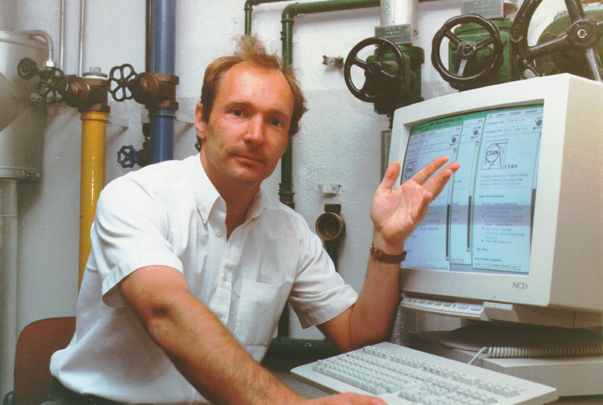 Picture of Tim Berners-Lee, creator of the World Wide Web